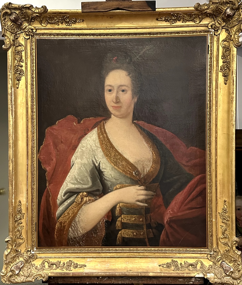 Portrait présumé de Madame Marie Marguerite de Lepinau (née Liepvre), 1770 – Huile sur toile.