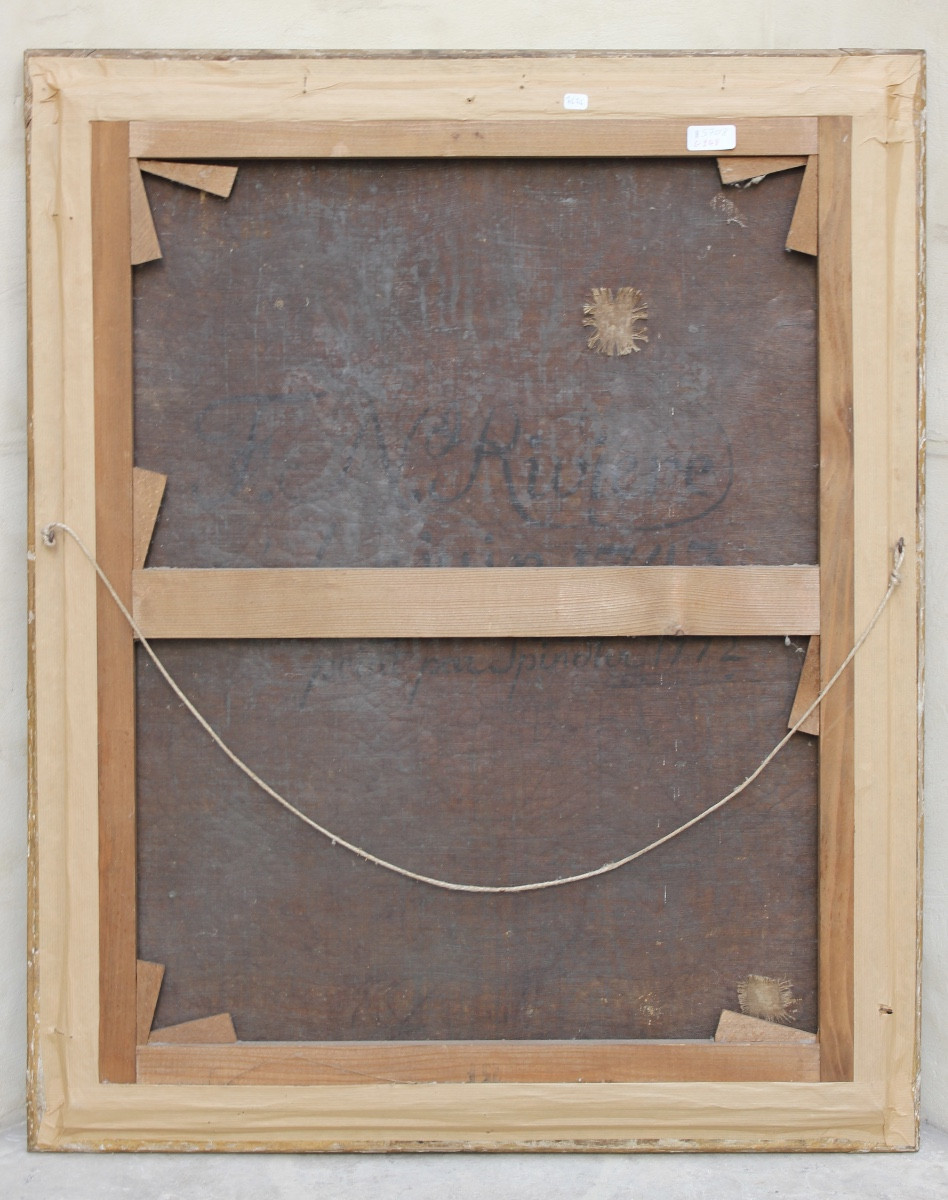 Spindler, 1772 – Portrait de F.-N. Rivière, maire d’Orbec (Normandie) - Huile sur toile-photo-2