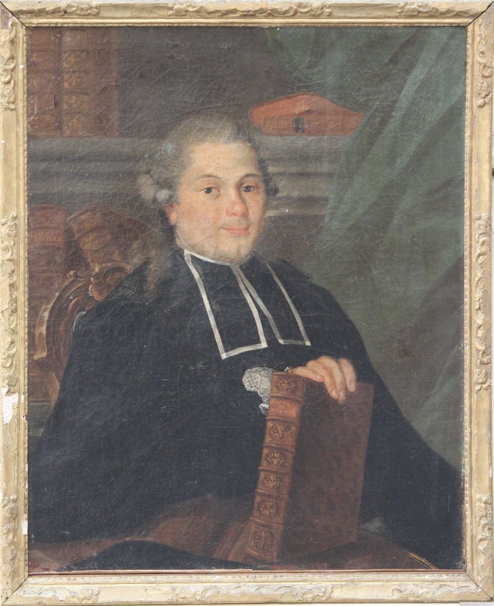 Spindler, 1772 – Portrait de F.-N. Rivière, maire d’Orbec (Normandie) - Huile sur toile