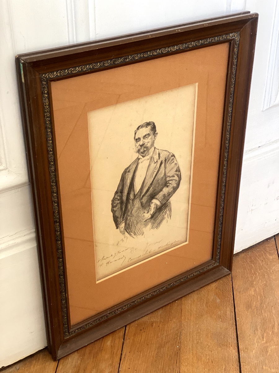 Paul Renouard - Portrait de H. C. Yarrow au Cosmos Club, Washington-photo-3