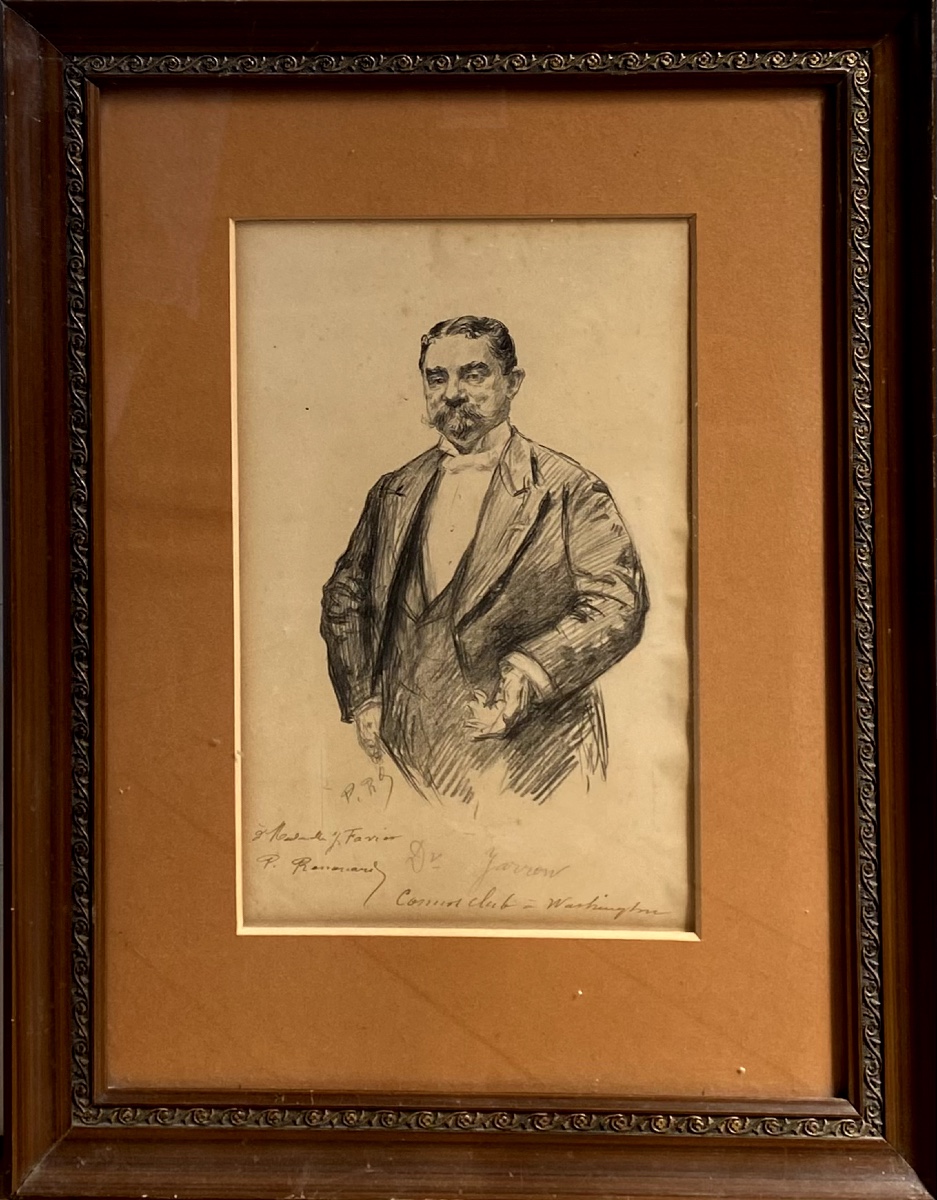 Paul Renouard - Portrait de H. C. Yarrow au Cosmos Club, Washington