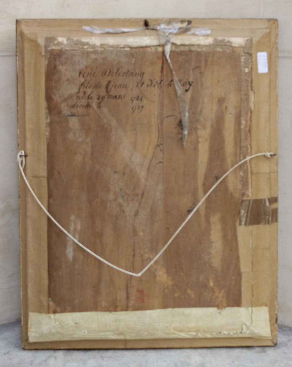 École française du XVIIIe s.- Portrait de René de Lestang,  procureur du roi a Issoudun-photo-4