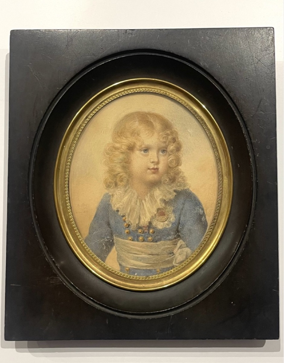 Amélie Marguerite Kautz - Portrait du Roi de Rome, fils de l’Empereur Napoléon - Miniature