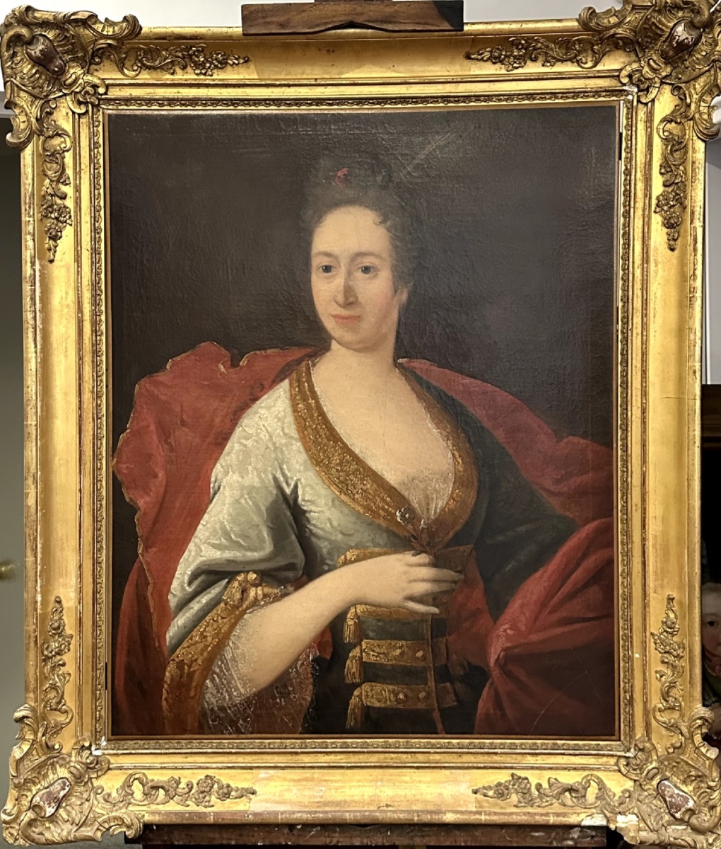 Portrait de madame Marie de Lepinau (née Liepvre) (présumé), 1770 - Huile sur toile 
