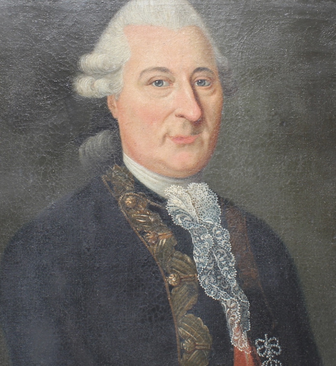 German School, 18th C. - Portrait Of A Knight Of The Order Of Malta, City Of Mainz-photo-2