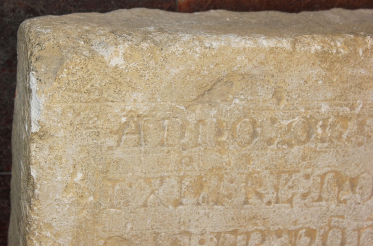 Epitaph Of Brother Ponce De Mornac (13th Century), Monk Of Lézat-sur-lèze (ariège) And Monts-photo-2