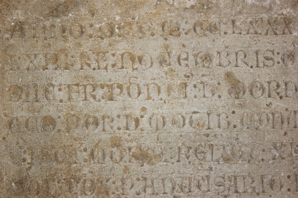 Epitaph Of Brother Ponce De Mornac (13th Century), Monk Of Lézat-sur-lèze (ariège) And Monts-photo-3