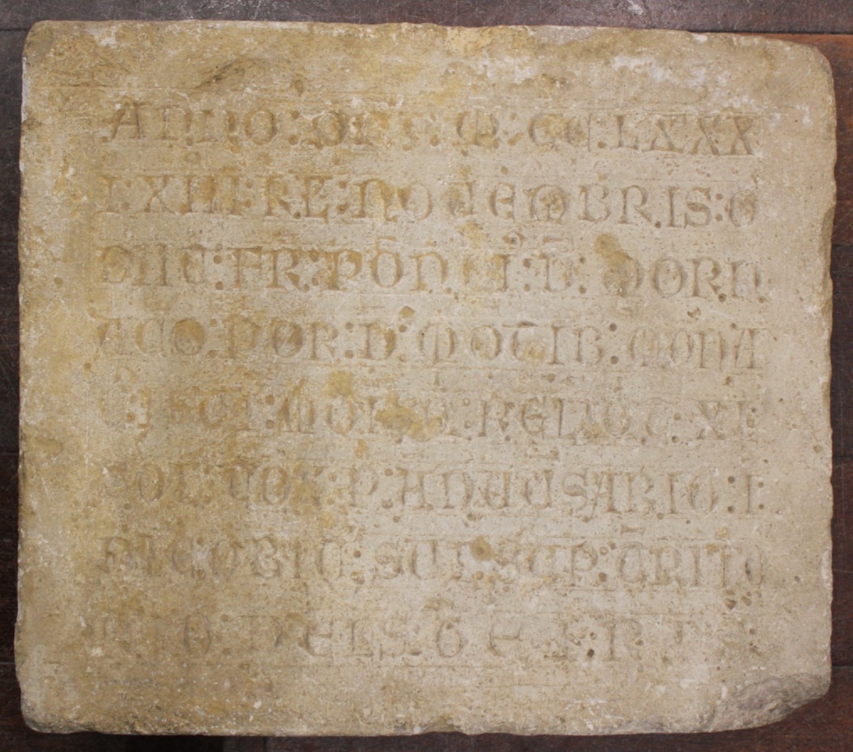 Epitaph Of Brother Ponce De Mornac (13th Century), Monk Of Lézat-sur-lèze (ariège) And Monts