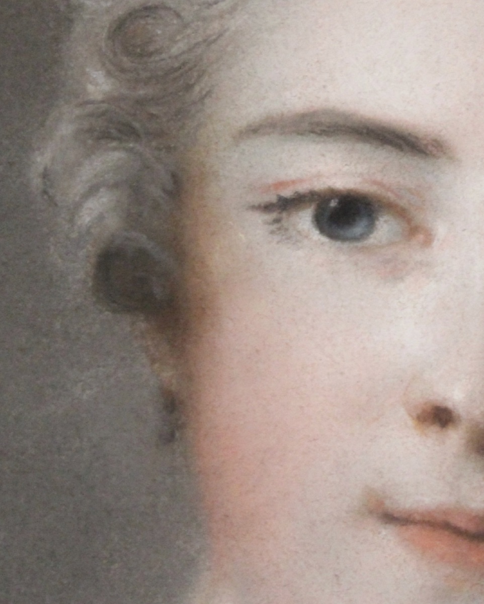J.-M. Nattier (d’après) - Portrait de la duchesse de Chaulnes - Pastel -photo-3