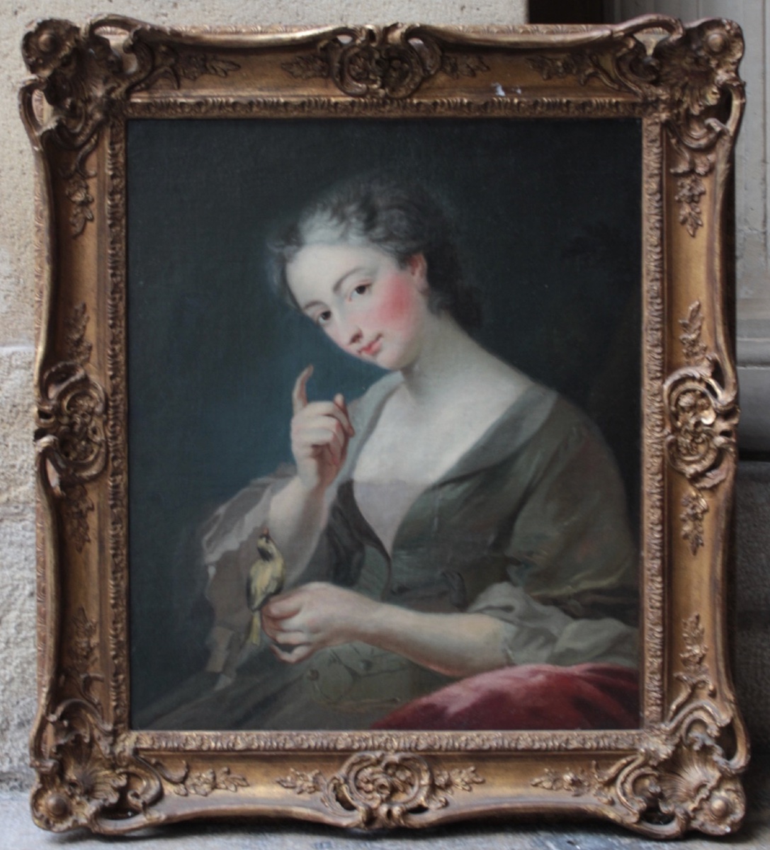 J.-b. Van Loo (after) - Portrait Of Jeanne-agnès Berthelot De Pléneuf, Marquise De Prie