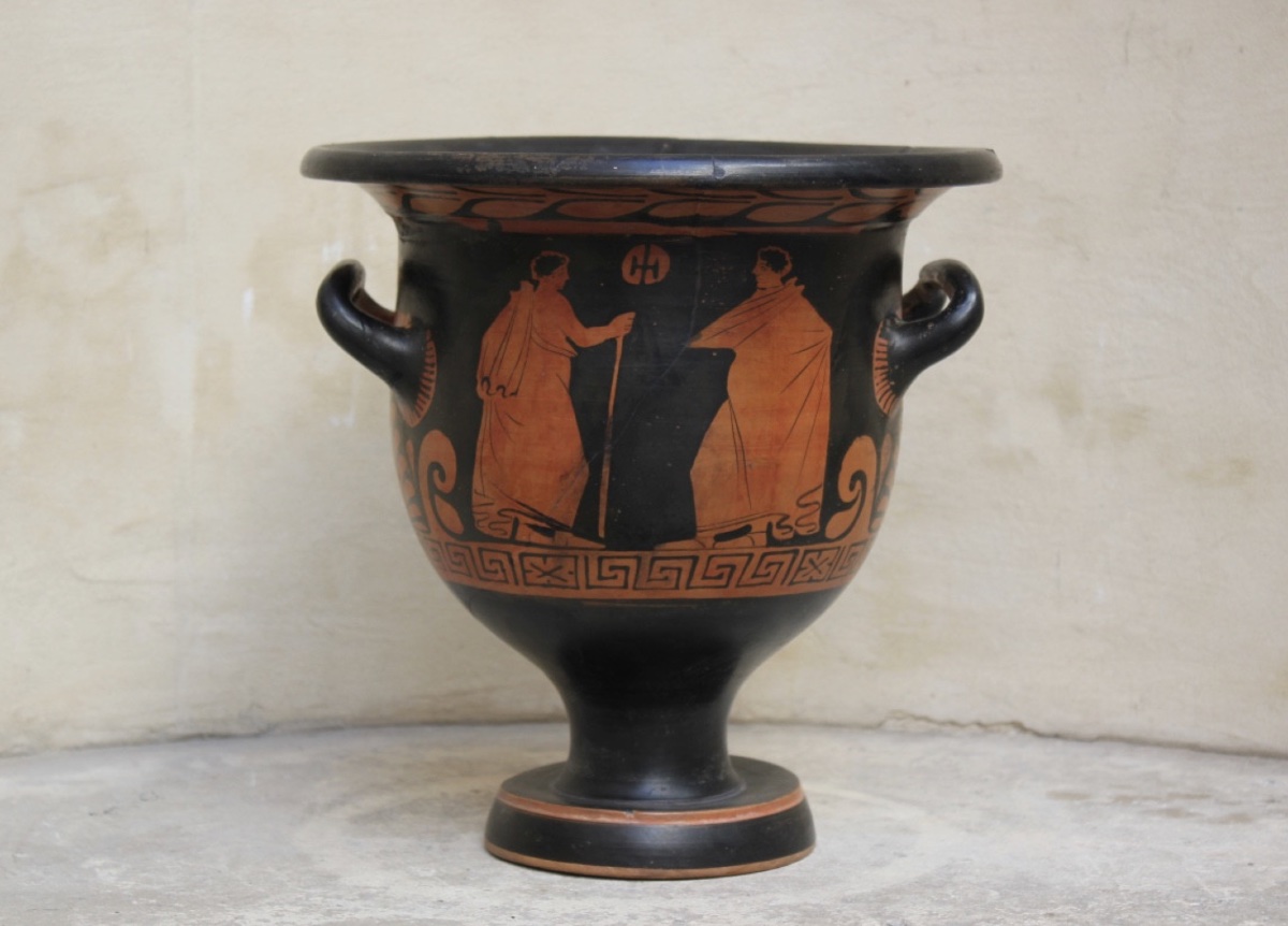 Late IV Bc. J.-c. - Bell-shaped Krater - Apulian Workshop (greater Greece)-photo-4