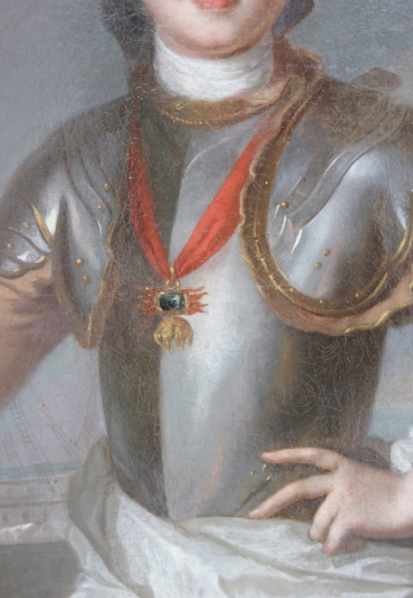 JEAN-MARC NATTIER (ATELIER DE) - PORTRAIT DE LOUIS DE BOURBON, DUC DE PENTHIÈVRE-photo-3