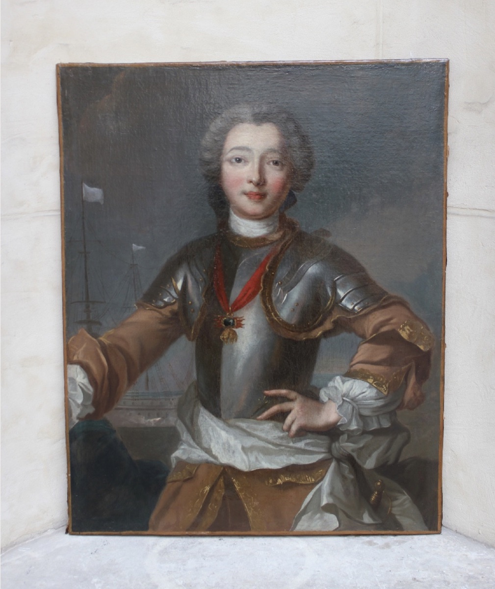 JEAN-MARC NATTIER (ATELIER DE) - PORTRAIT DE LOUIS DE BOURBON, DUC DE PENTHIÈVRE-photo-2