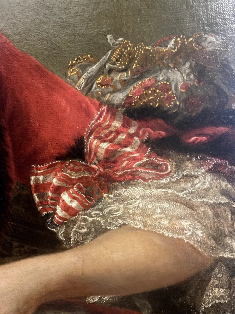 Marianne Loir (1705–1783) — Presumed Portrait Of Mademoiselle De Blois — Oil On Canvas-photo-1