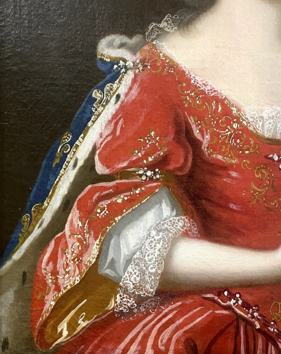 18th-century French School — Portrait Of Queen Marie Leszczyńska (1703–1768)-photo-4