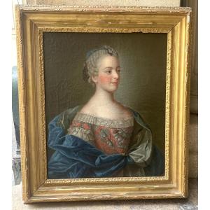 French School Circa 1750 – Portrait Of Louise Of France – Liotard Workshop