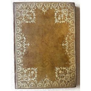 Marmontel, et Laborde. Annette et Lubin, 1762. Superbe reliure de maroquin à dentelle dorée.