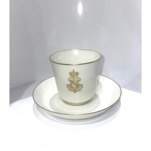 Napoléon III - Tasses à café, service des bals - Porcelaine de Sèvres