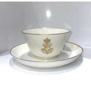 Napoléon III - Tasses a thé, service des bals - Porcelaine de sèvres