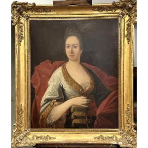 Portrait de madame Marie de Lepinau (née Liepvre) (présumé), 1770 - Huile sur toile 