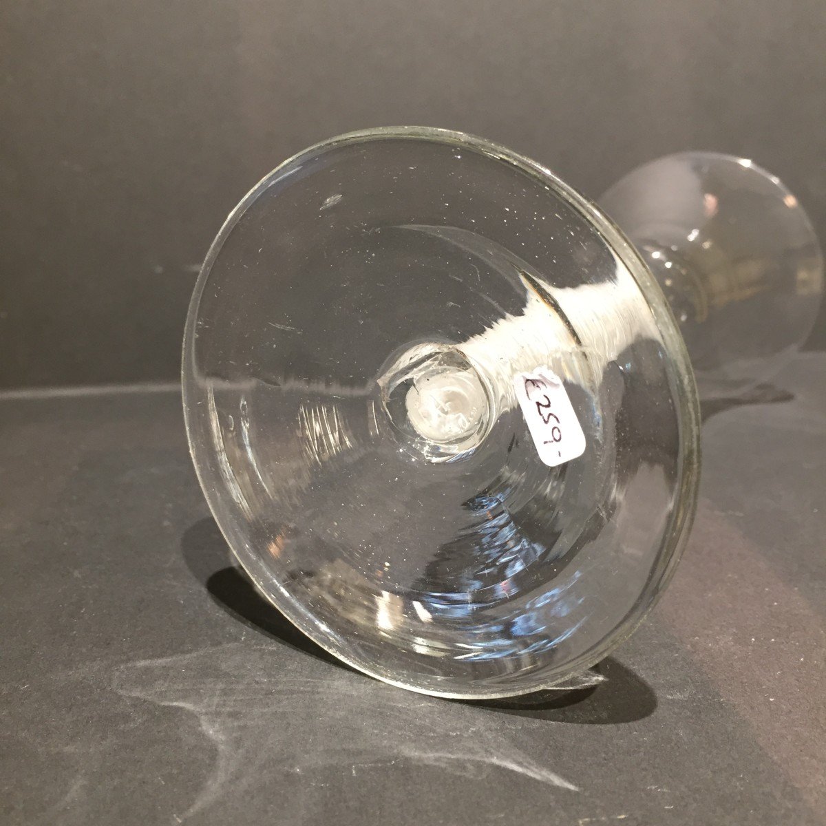 A Dutch Opaque Twist Wine Glass, 18th Century-photo-4