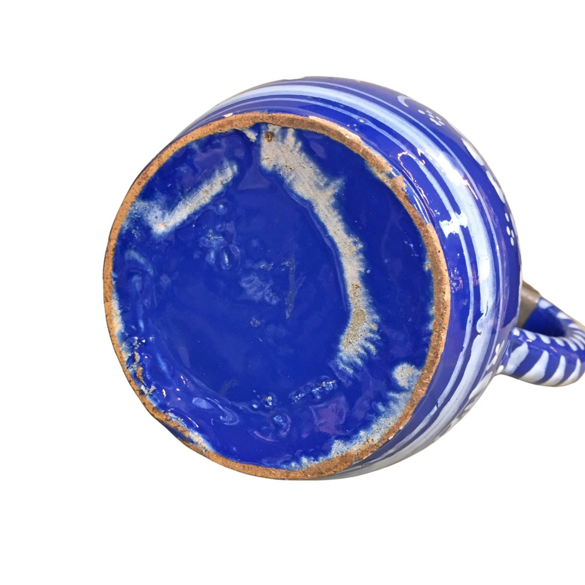A Pitcher, Persian Blue Background, Nevers, 17th Century -photo-4
