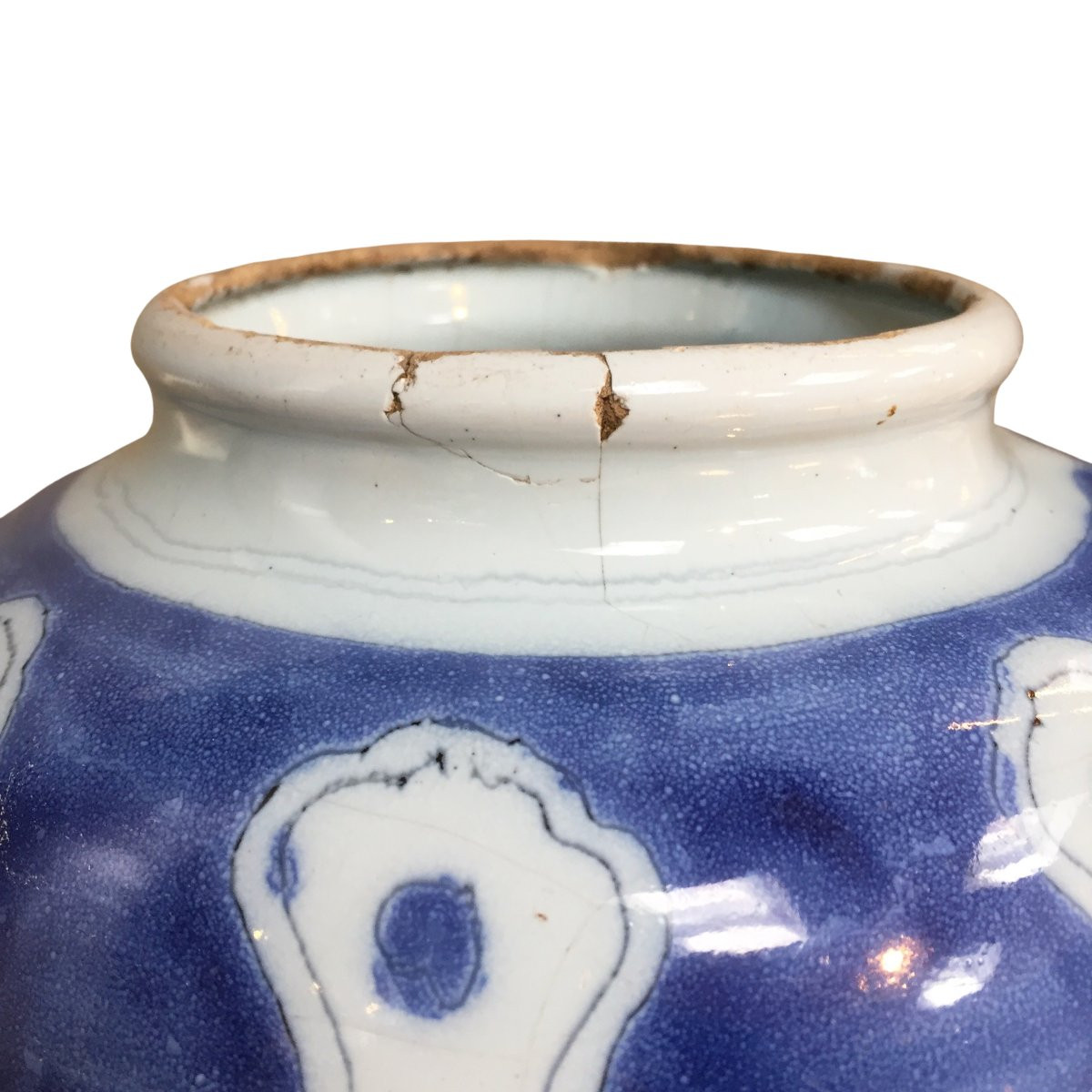 Vase En Faïence De Delft à Décor De Chinoiserie Transitionnelle, XVIIe Siècle-photo-5