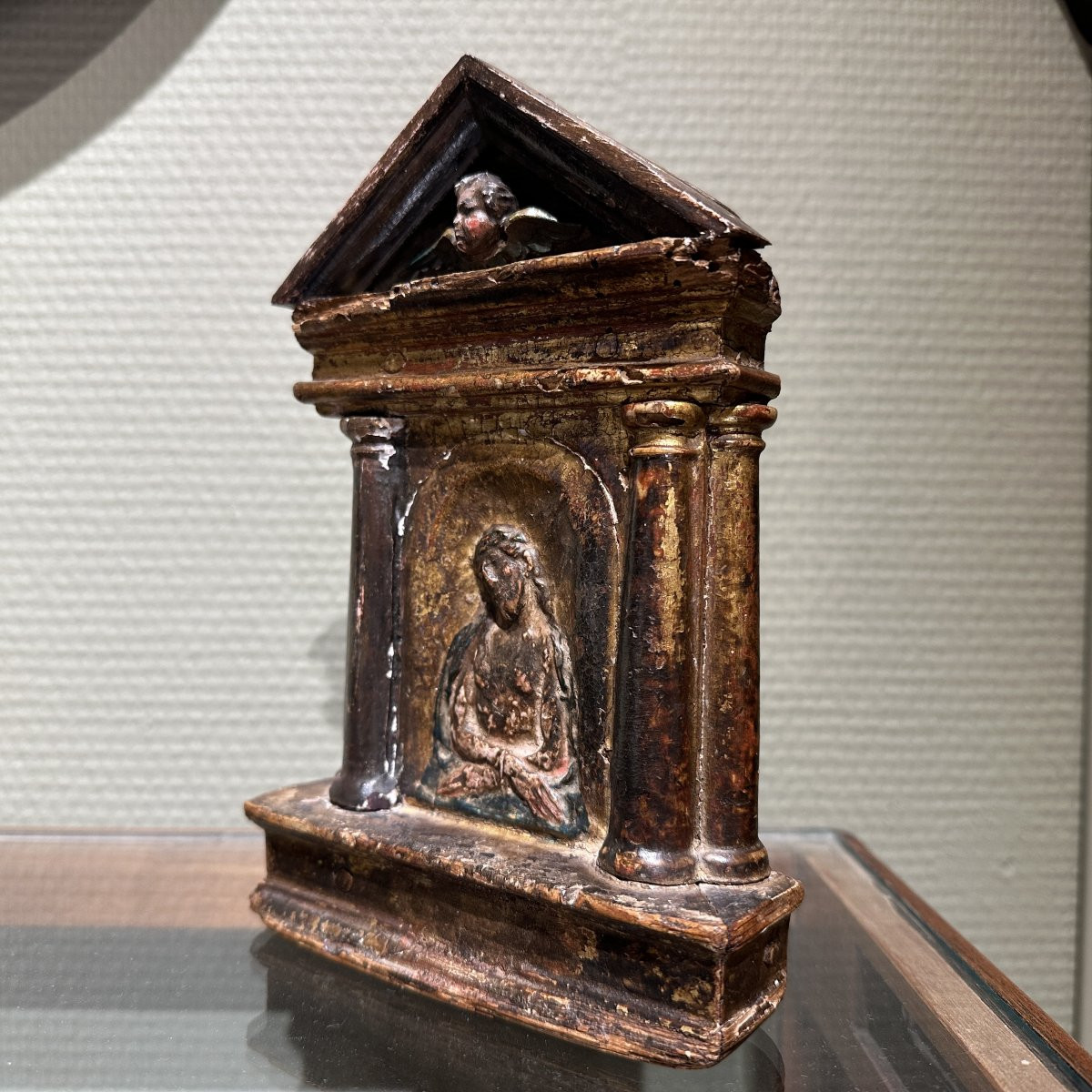 Italian Liturgical Pax Brede Or Osculatorium From The 16th Century.-photo-3