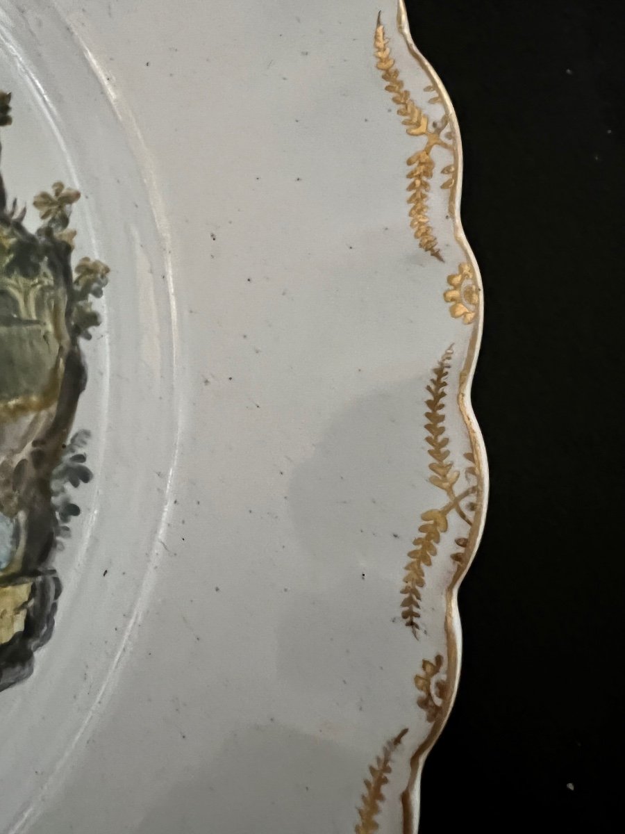 Assiette En Faïence De Marseille 18ème Siècle-photo-1
