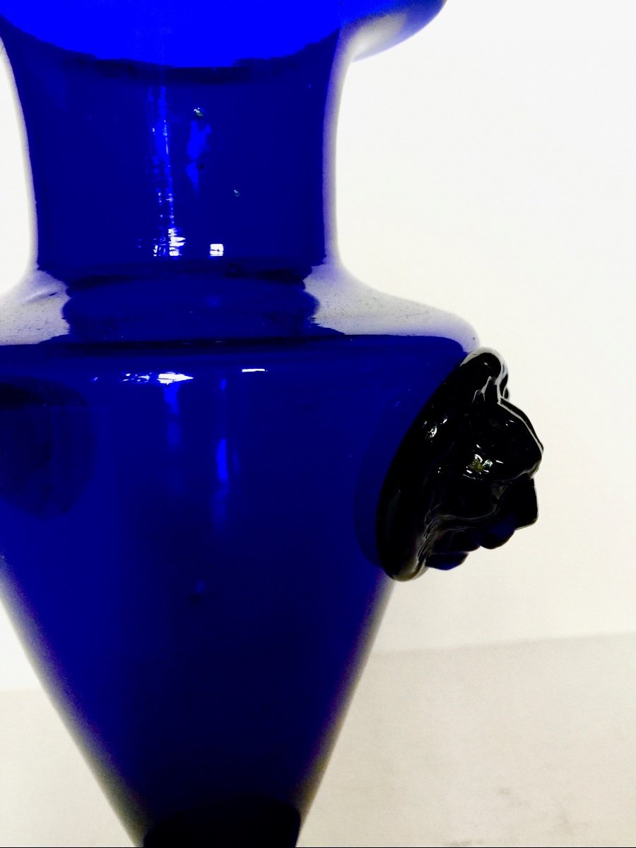 18th Century Bordeaux Blown Glass Vase-photo-3
