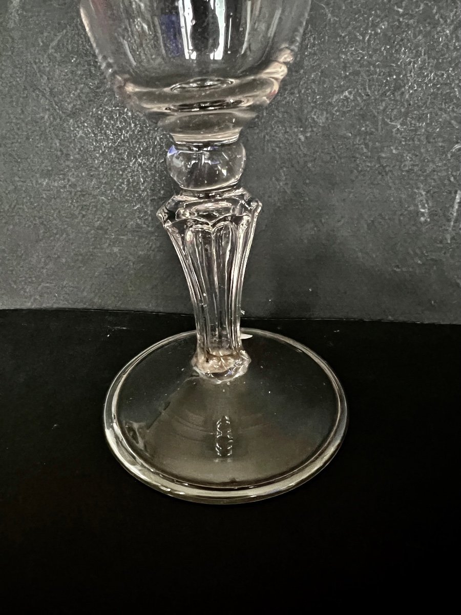 Suite De Six Grands Verres Début 18ème Siècle-photo-2