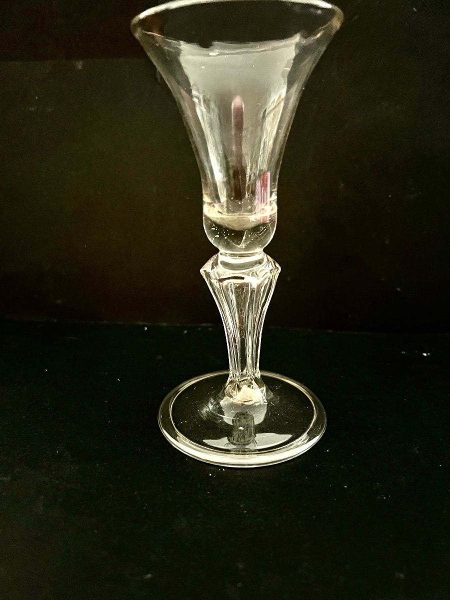 Series Of 6 18th Century Blown Glasses-photo-2