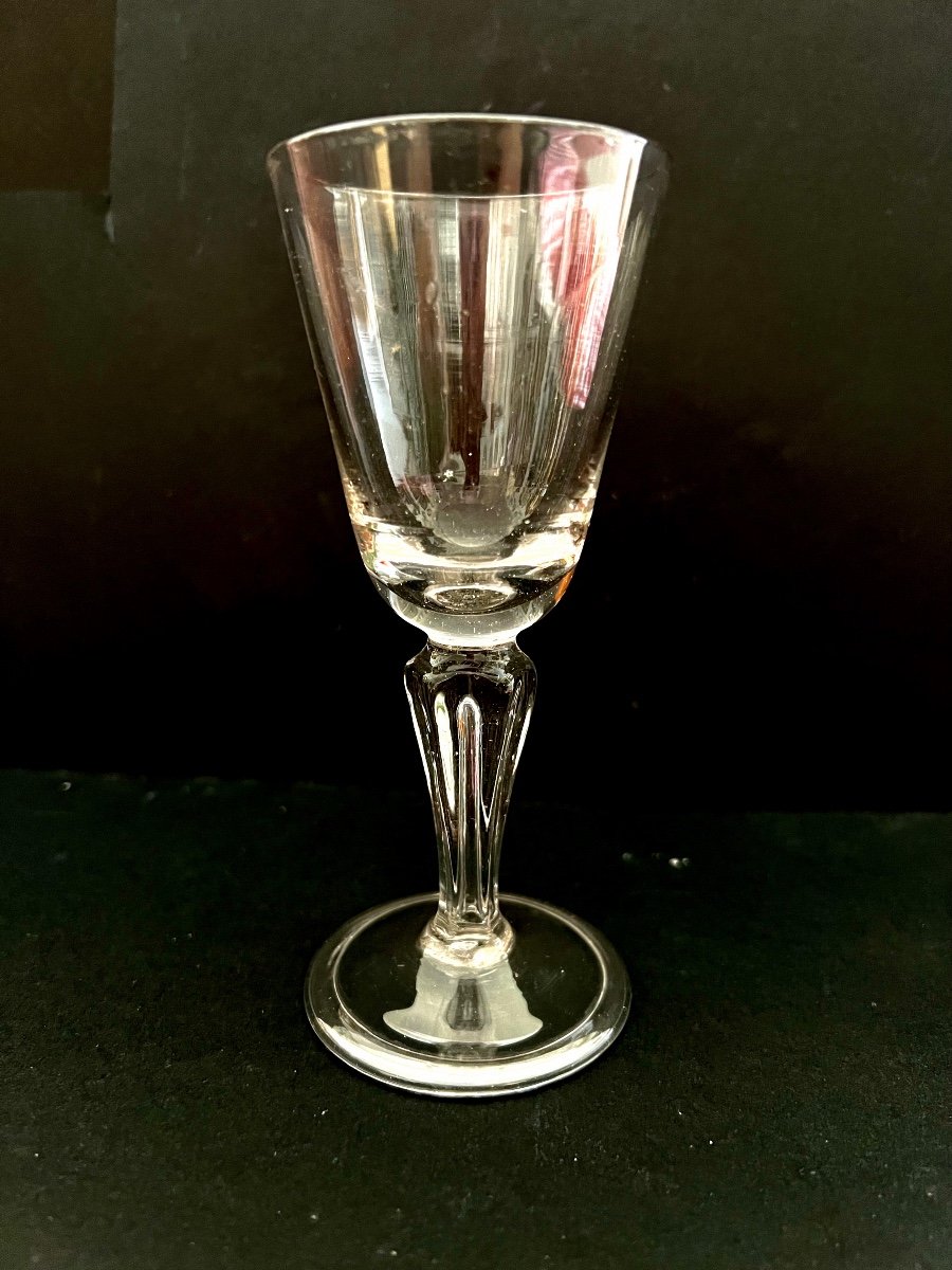 Series Of 6 18th Century Blown Glasses-photo-5