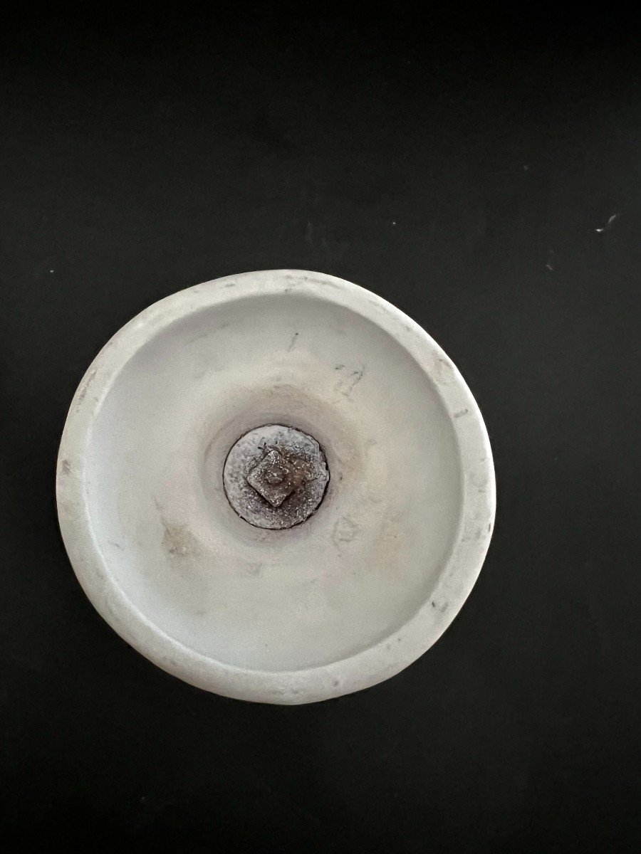 Paire De Vases Médicis En Biscuit Début 19ème-photo-7