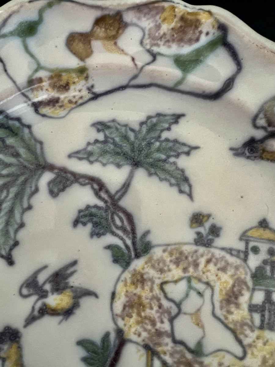 18th Century Montauban Faience Plate -photo-1