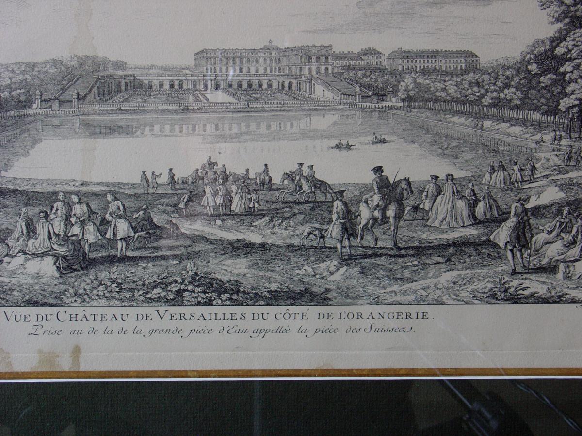 Gravure 18 ème "château De Versailles"-photo-2