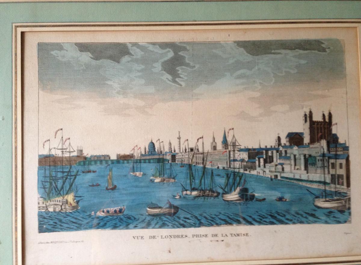 Gravure De Londres Vers 1820-photo-2