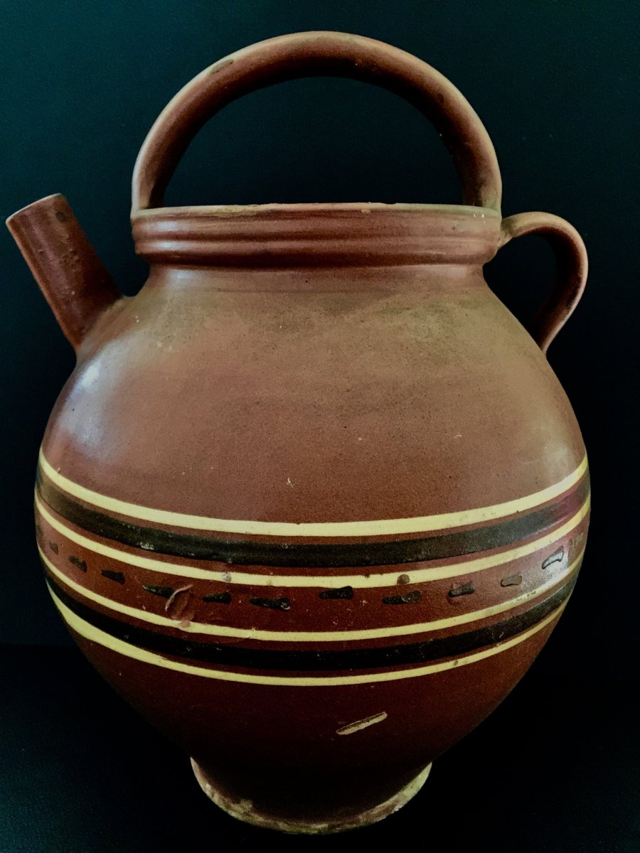 Large Pitcher Terracotta Spain 19th Century