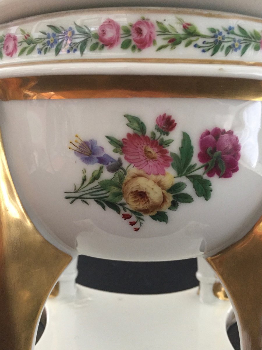 Paris Porcelain Cooler Early 19th Century-photo-3