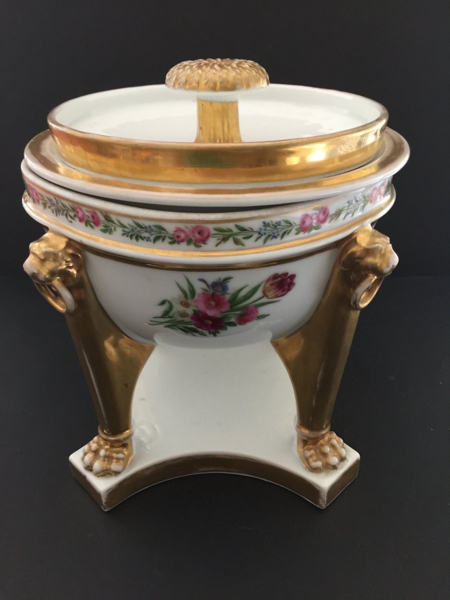 Paris Porcelain Cooler Early 19th Century