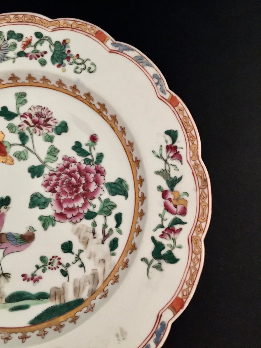 Plate Porcelain Co. Of India By Sanson 19th Century-photo-4