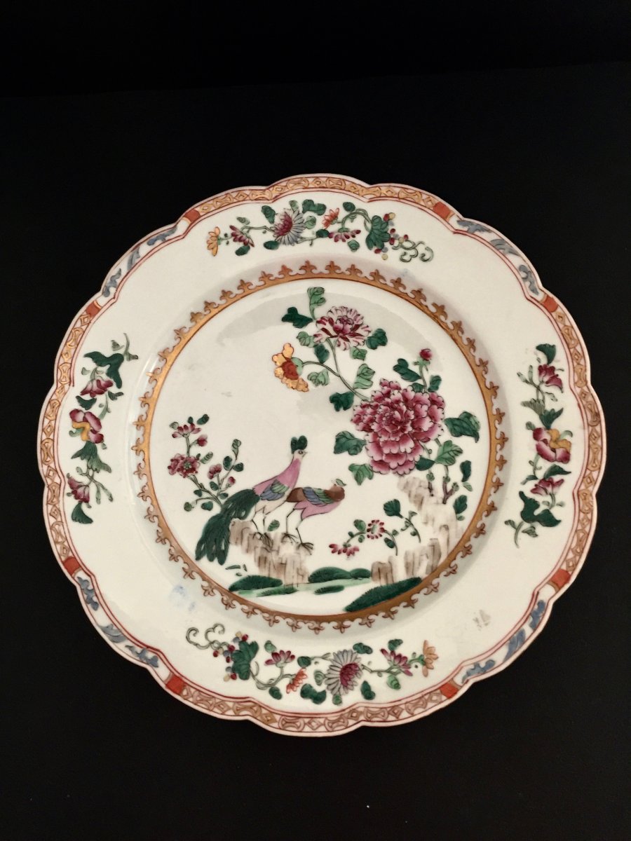 Plate Porcelain Co. Of India By Sanson 19th Century