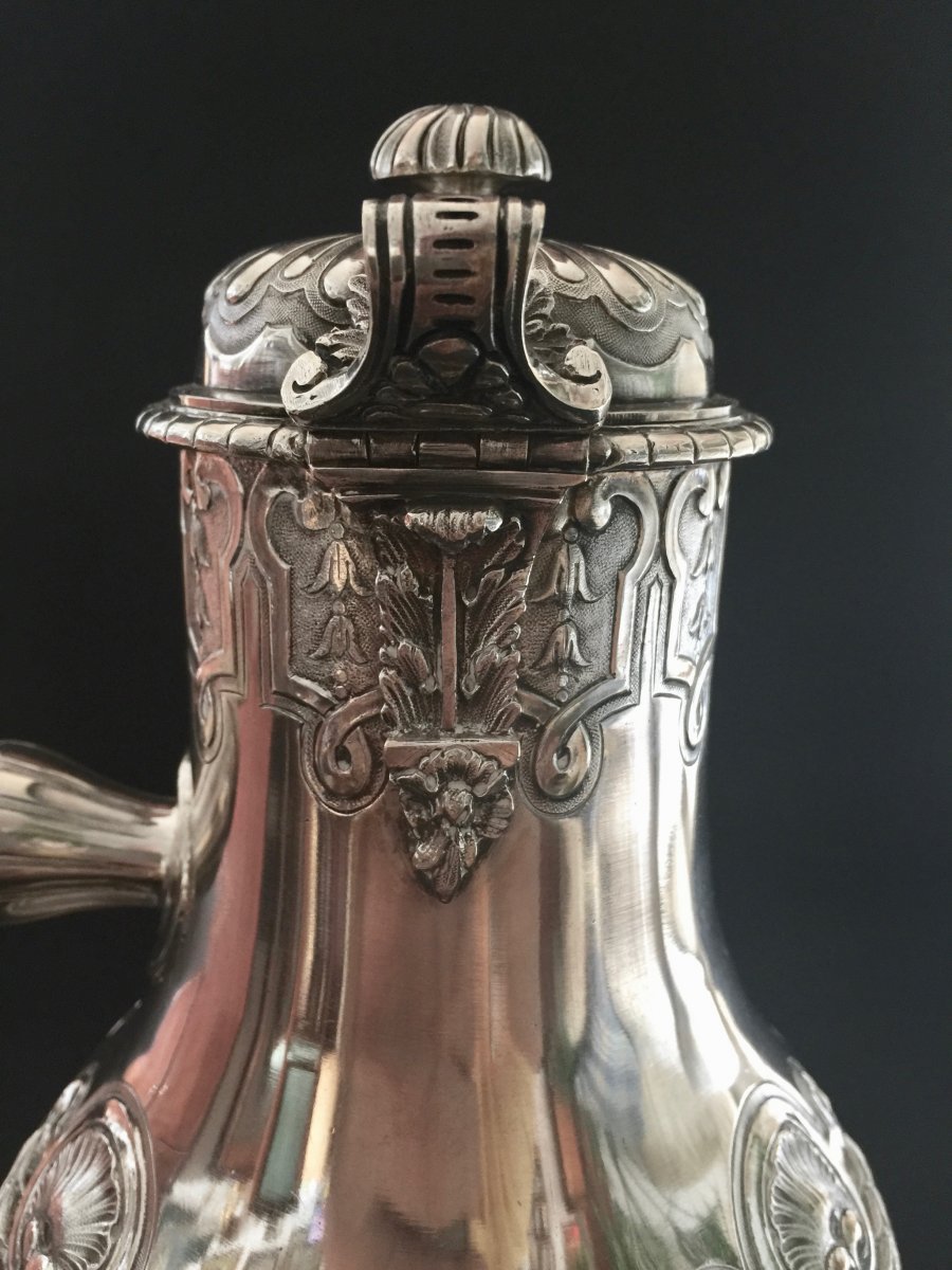 Silver Jug Paris 19th Century-photo-4