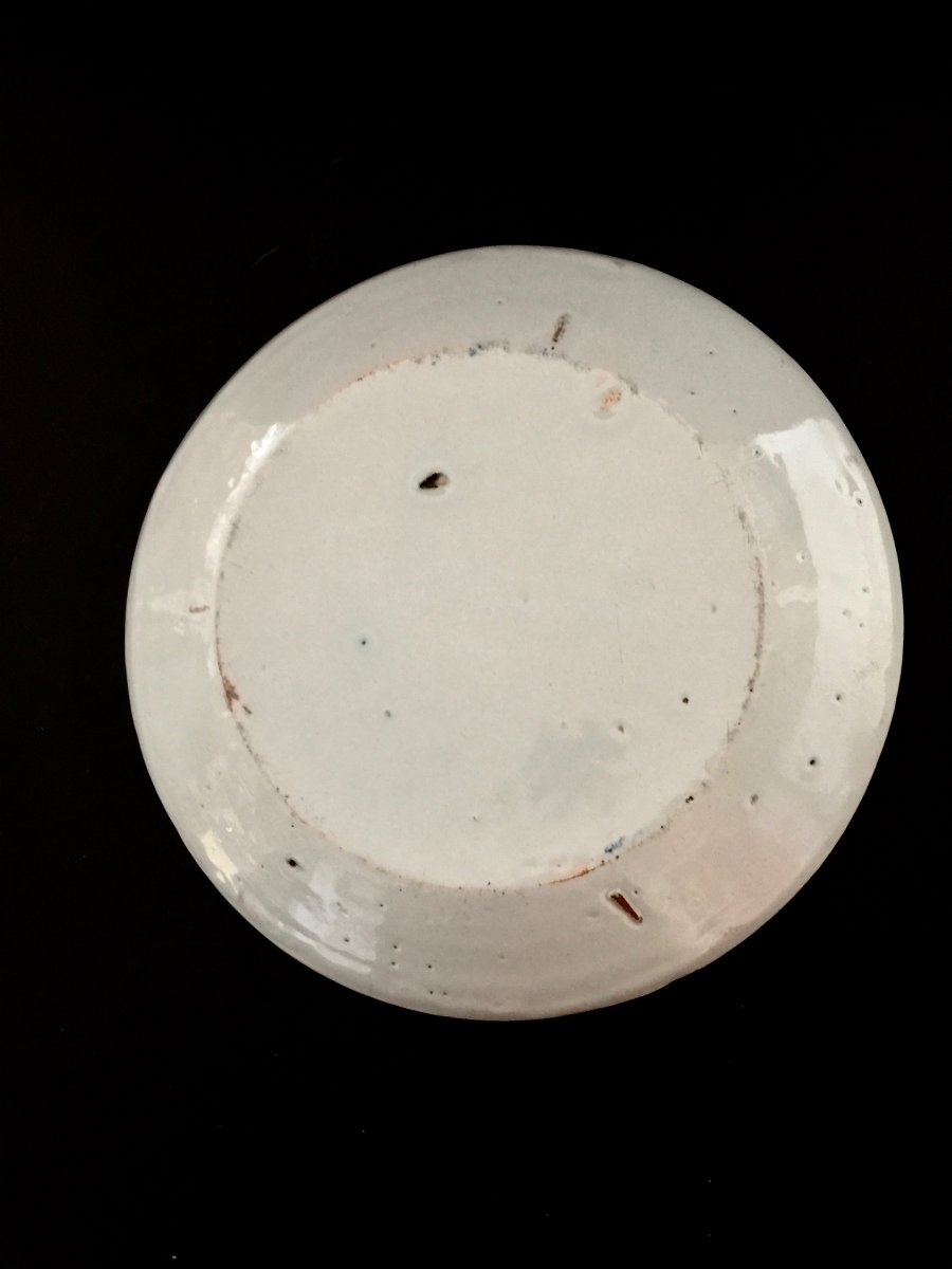 Plate In Earthenware Mills XVIII Century-photo-4