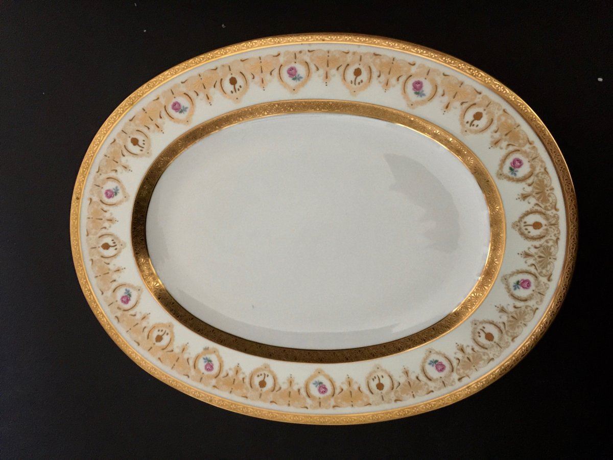 Part Of Limoges Porcelain Service Haviland Early Twentieth Century-photo-2
