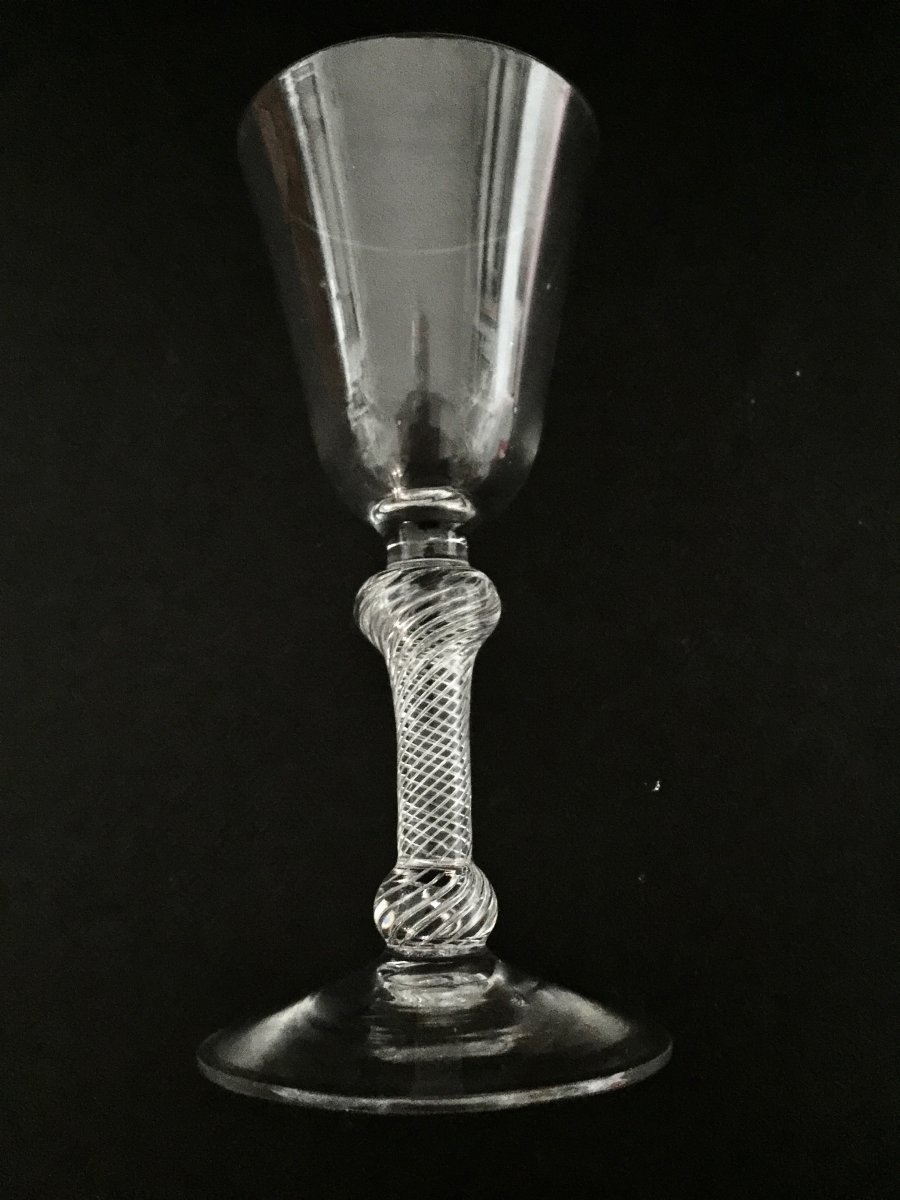 Large Blown Glass England Circa 1750-photo-2