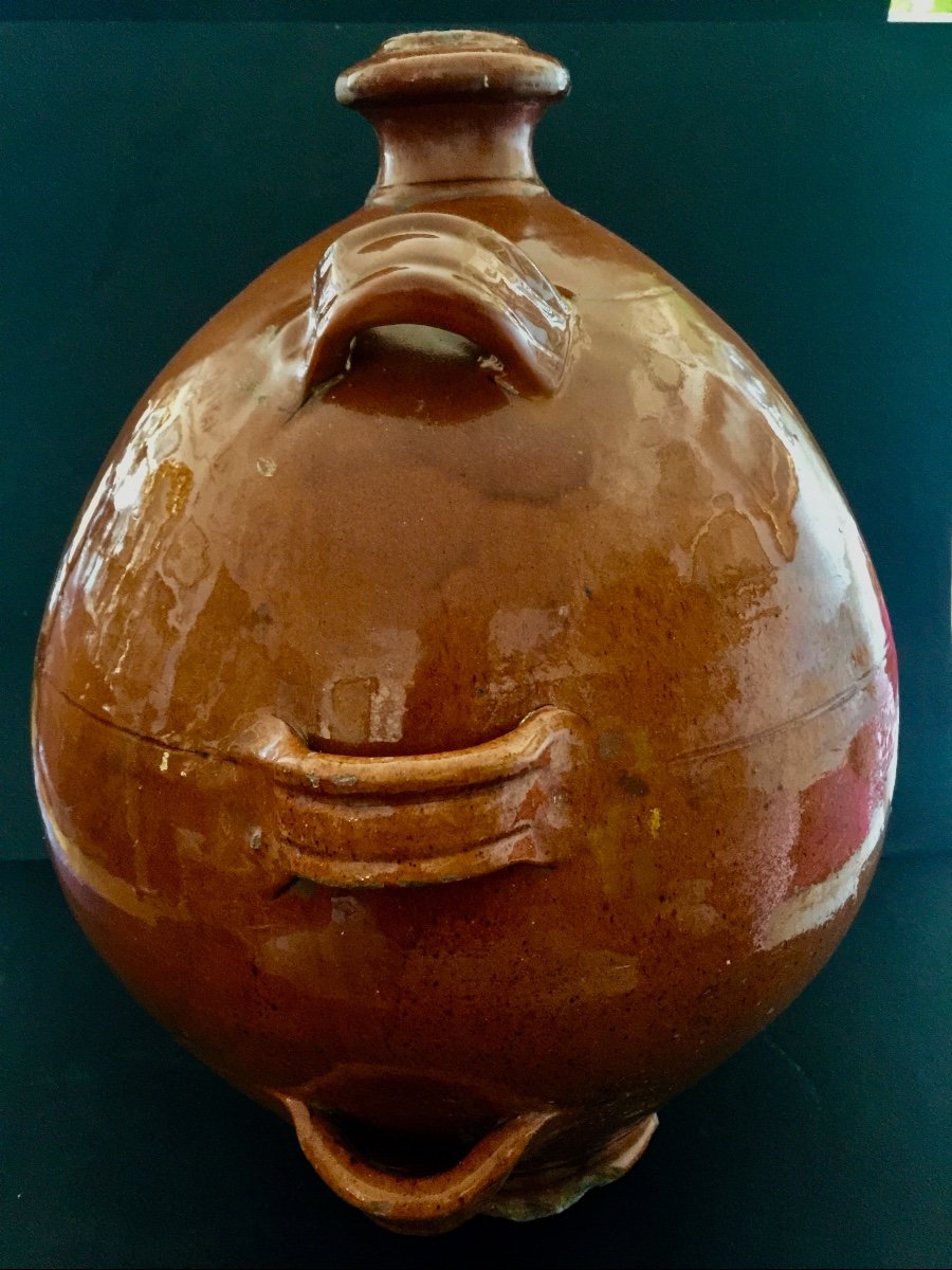 Oil Jar Called "conscience" Early 19th Century-photo-2