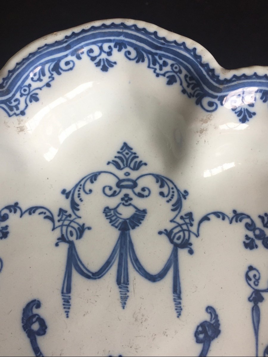 Pair Of Earthenware Bezels From Mpustiers Eighteenth Century-photo-2