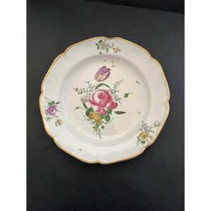 Eighteenth Century Nidervillers Earthenware Plate