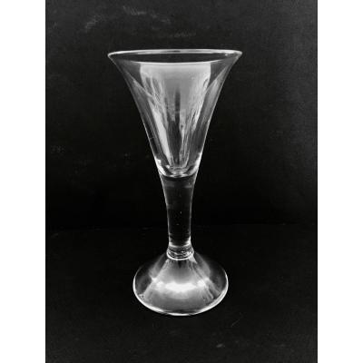 Verre Soufflé Angleterre 18 ème Siècle